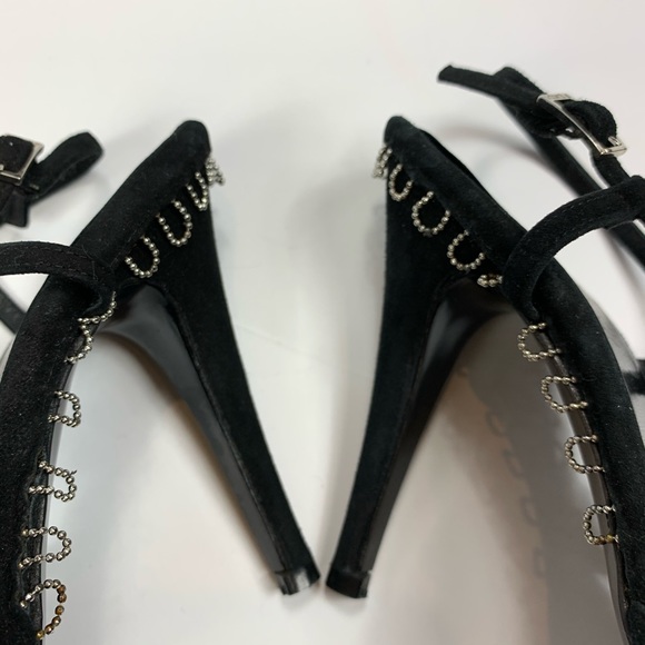 FENDI SUEDE SLING BACK HEEL WITH DUSTBAG - Picture 7 of 8